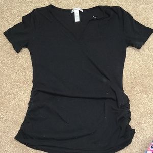 3/$15 Ambiance maternity size small black top
